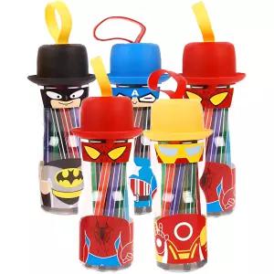 거영아이앤디 12색 싸인펜 히어로 케이스 세트 랜덤 발송 5개