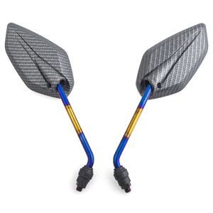 오토바이 백미러 범용 10mm 125 250 사이드 nmax Moto 카본 미러 fz klx 모토 x8 j 스쿠터 cf 25 50