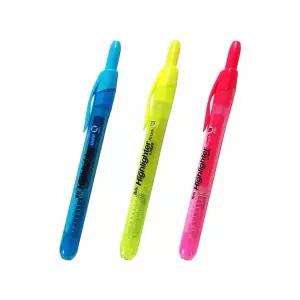 ibis 1000 노크형광펜(SP)-옐로우 1세트 12개입 01498