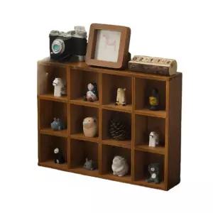 나무 진열장 벽 감성 분위기 벽수납 선반 사각 카페 걸이 네모 원목