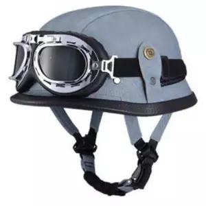 레트로 초경량 바이크 디자인 소두핏 헬멧 사계절 하이바