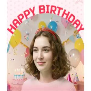 뭉스상회 해피버스데이 머리띠 생일머리띠