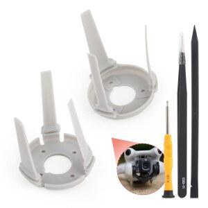 DJI 미니 4 프로 짐벌 충격 흡수 고무 교체용 댐퍼 카메라 드론 액세서리 부품(왼쪽 및 오른쪽 고무) 수리 도구 포함