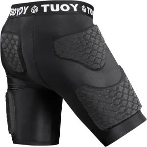 TUOYR 유소년 축구 거들 패딩 압축 숏 패드와 패드 힙 프로텍터 팬츠 남자들이 스노보드 야구를 위해