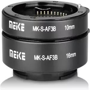 MEIKE MK-S-AF3B 플라스틱 오토 포커스 매크로 연장 튜브 어댑터 링 10mm 16mm 소니 E-마운트 FE-마운트