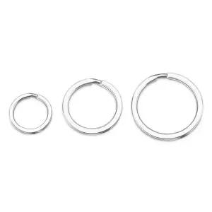 304 스텐 15mm 납작 키링 열쇠 고리 키홀더