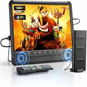 NORTHING 10.7인치 IPS 평면 TV 안테나 ATSC 튜너가 장착된 휴대용 미니 HDMI가 LCD 모니터 1080P AV USB