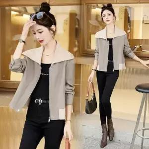 여친 가죽 코트 칼라넥 자켓 라이더복 여숏봄 슬림핏 원템3