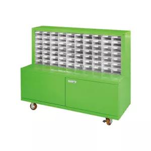 에스엔에스 SE-M70SC 전자부품함 산업용 전체 조립식 바퀴형 부품정리함