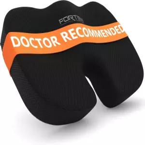 FORTEM 시트 쿠션 사무용 의자 책상 메모리 폼 시아티카 콕시엑스 꼬리뼈 압력 좌식 패드 게임용 앉는 베개