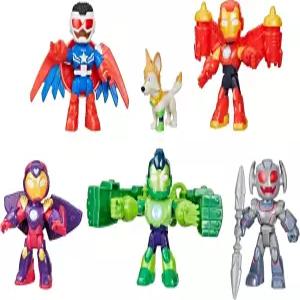 마블 언맨과 그의 어썸 프렌즈 장갑차 어벤져스 팩 3인치(7.6cm) 액션 피규어 소년 소녀용 장난감 플레이