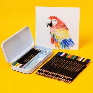 리뉴얼 세라믹 전문 핸드 그린 오일 컬러 연필 단자문 그림 1100 ℃ -1260 도자체 도구