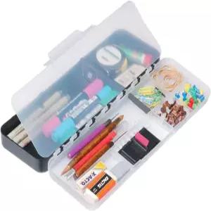 아트빈 6880AB 스케치 팩 작은 미술 및 공예 정리함 [1] 플라스틱 보관함 분할 반투명 뚜껑