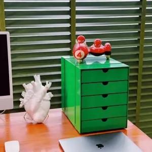 USM 디자인 철제 거실 5단 서랍 보관함 인테리어