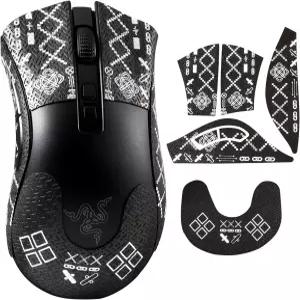 데스애더 V2 및 프로용 이뮤녹 미끄럼 방지 마우스 그립 테이프 - 그립감이 향상되고 게임용 액세서리에