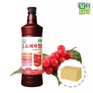 (무배) 광야 진한 오미자청 원액 970ml 1BOX (15개입)