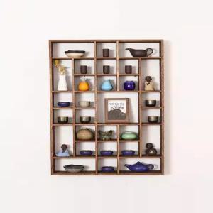 진열장 쇼케이스 머그컵 수납 미니 찬장 벽걸이 선반형