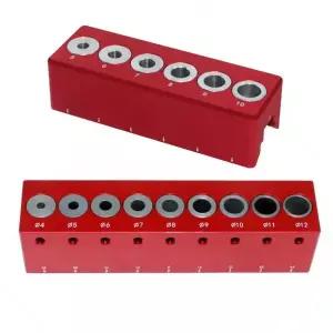 호환  수직 구멍 드릴링 가이드 알루미늄 포켓 구멍 은못 지그 셀프 센터링 펀칭 로케이터 드릴 가이드 목