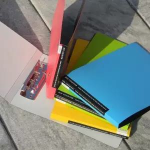 청운 칼라컬렉터 A5 PP 펀치리스화일/세금철 10개