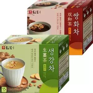 생강차 15T+쌍화차 15T 대추차 쌍화차 티백
