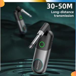 B48A WS-80 일렉트릭 기타 무선 송신기 수신기 악기 용 전기 블로우 파이프 연결 케이블