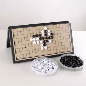휴대용 자석 바둑판 세트 만 14세 이상 사용 29cm 바둑판세트 게임 문방구 바둑 자석바둑판