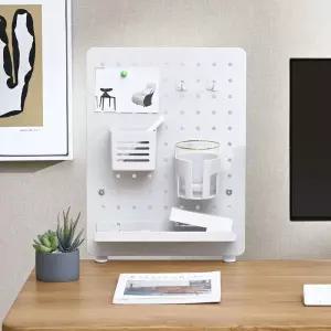 클램프형 페그 보드 타공판 파티션 책상 가림막 풀셋 페그보드 책상파티션 책상가림막