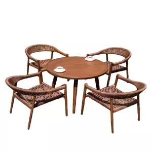 야외 그릴 테이블 조개구이 바비큐 화로대 세트 4인