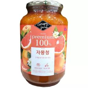 홈카페 자몽에이드 프리미엄 100프로 리얼 자몽청 2kg 자몽 에이드 100 프로