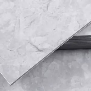 점착식 데코타일 3T 유광 마블그레이 1박스 WBTL06 실내인테리어 주방타일데코및보수 바닥타일