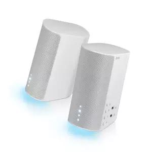 브리츠 2채널 게이밍 PC 노트북 스피커 화이트 게이밍스피커 led스피커 2채널스피커 컴퓨터스피커