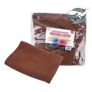초극세사 다용도 청소타올 커피색 10매입 걸레 크리너 클리너 극세사 세차 청소 클린 경편 커피