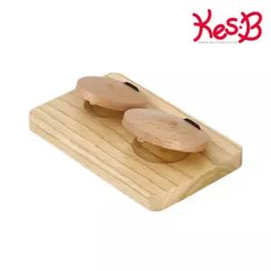 (캐스B)맑은소리 더블캐스터네츠(2263)/어린이/유아/아동/키즈/어린이집/유치원/음악/악기/놀이/장난감/완