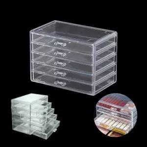 네일아트 파츠등 다용도 서랍형 투명 아크릴 보관함 아크릴진열대 네일진열대 악세사리정리함