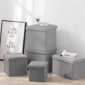패브릭 수납의자 접이식 인테리어 정리함 화장대 스툴 리빙박스 화장대의자 카페의자 폴딩박스 스툴의자