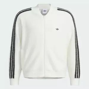 adidas 니트 슈퍼스타 트랙탑 - 화이트 / KD9397