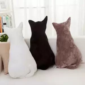 예쁜 쿠션 고양이 인형 특이한 동물 인테리어 무지인형 고양이애착인형 인기인형 쇼파큐션