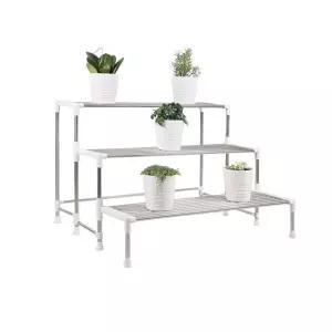 3단 계단식 화분진열대 식물선반 화분정리대 다용도선반 다육이정리선반 식물정리선반 식물정리대