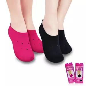 [덧신] 국산 세라믹 발열 덧신 실내 버선 발보온 실내화 각질양말 미끄럼방지 서빙 어린이집 매직풋