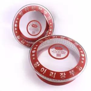 항아리 장뚜껑 4호 29cm 유리 덮개 장독 커버 카바