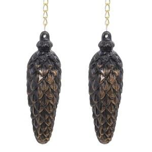 SEWACC 2pcs 쿠쿠 시계 장식 무게, 체인 기계적 움직임, 가정용 사무실 거실 벽 아트 디자인을 위한 플라스틱 음악 진자