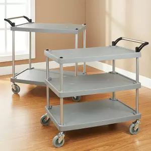 플라스틱써빙카트 식당서빙 써빙카 웨건 주방운반 3단 서빙카트 식당카트 써빙카트 음식카트 다용도카트