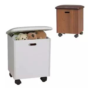 화장대 수납 스툴 간이 보조 사각 디자인 쿠션 의자 화장대스툴 수납스툴 사각스툴 스툴의자 수납의자