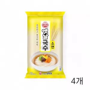 옛날국수 소면 1.5kg X 4개 잔치국수 국수면 비빔국수 식자재 소면국수 가정용 음식재료