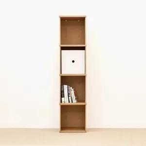 종이책장ㅁㅁㅂㅂ 4단 가로34 종이가구 책꽂이 공간박스 수납 정리 자취 이사 책장 선반 골판지