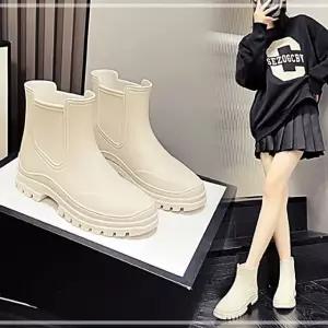 키높이 첼시부츠 데일리 패션 여성 미들 여성레인부츠 레인부츠 가을 25EWCE3D89