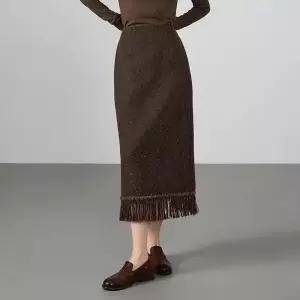 여성 스커트 모직 빈티지 정장 모던 시대 천운 원픽1