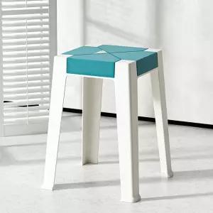 심플한 사각스툴 높은의자 화장대스툴의자 대 간이의자 보조의자 등받이없는의자 베란다의자 소파스툴