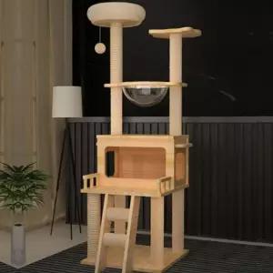 고양이 냥이 놀이 하우스 쉼터 숨숨집 6단 캣타워 스크래처