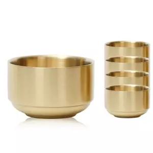 복진 티타늄 이중 물김치탕기 10.5cm 5개